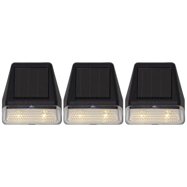 Drei Solarleuchten für den Außenbereich