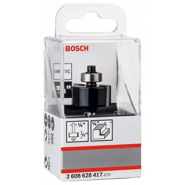 Bosch Logo Abrundfräser mit Kugellager in Verpackung