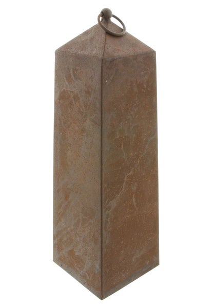FRANK FLECHTWAREN | Kerzenhalter Rostlaterne, METALL, 13 x 13 x 40 cm