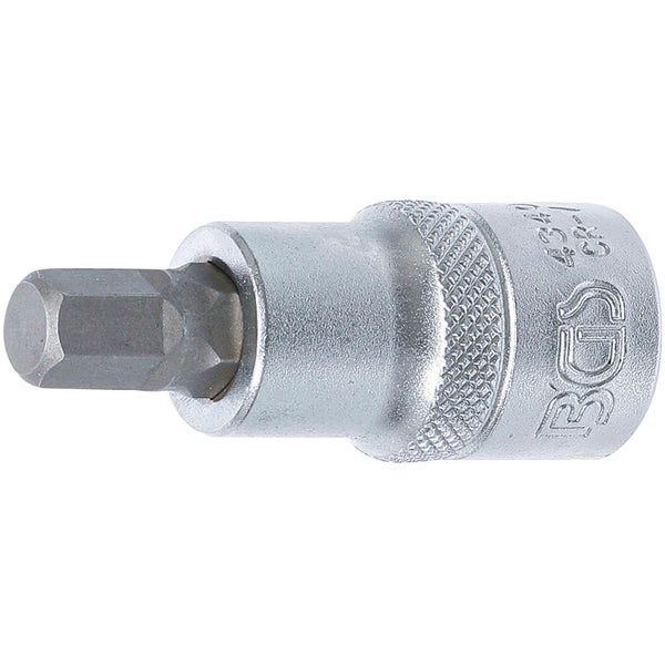 BGS Bit-Einsatz Antrieb Innenvierkant 12,5 mm (1/2) Innensechskant 9 mm - 4340