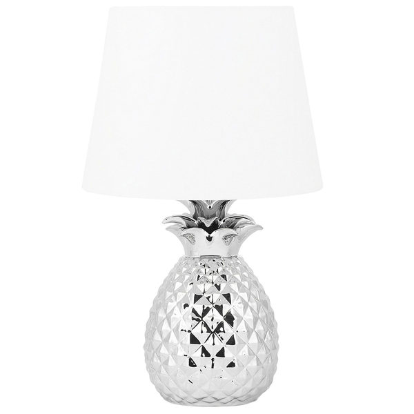 Tischleuchte PINEAPPLE Keramik Silber