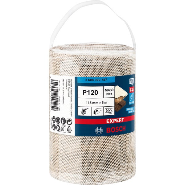 Bosch Expert M480 Schleifnetzrolle 115 mm 5 m G 120 - 2608900787