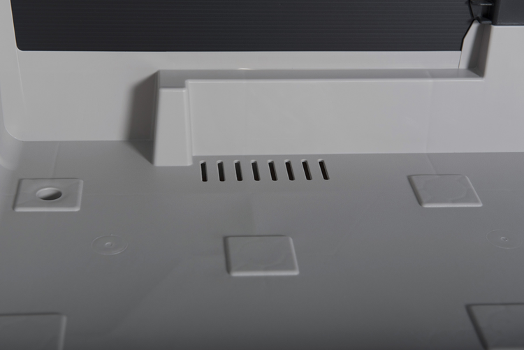 Detailaufnahme einer Gartenbox mit Verschlussmechanismus