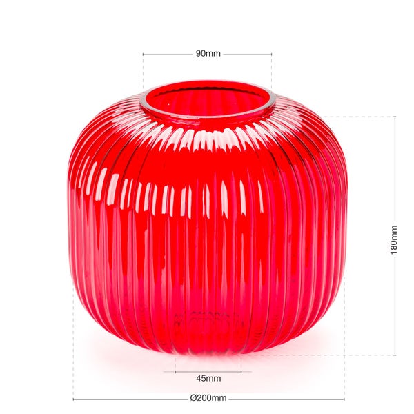 Dekorative Blumenvase mit Abmessungen