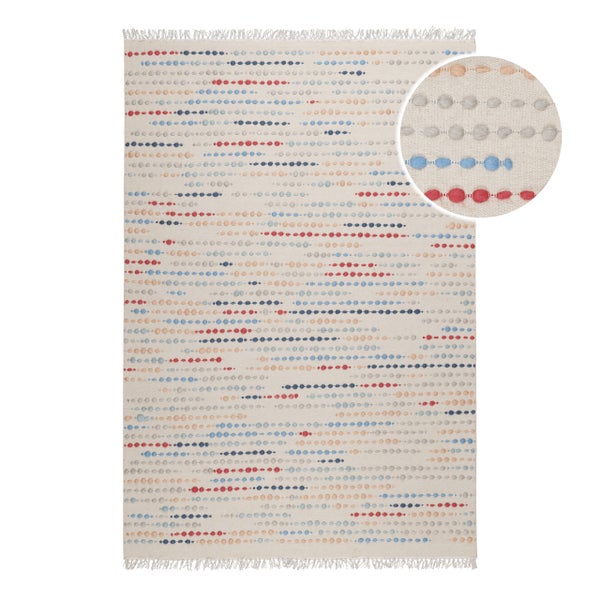 Wollteppich Creme Beige Maddie WECONhome 80x150 cm