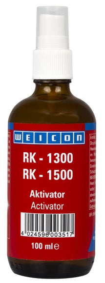 WEICON Aktivator für RK-1300 & RK-1500 | Vernetzer für Acrylat-Strukturklebstoffe | 100 ml | farblos, transparent