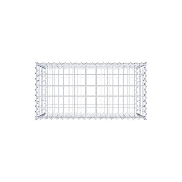 Gabione 100 cm x 60 cm x 50 cm (L x H x T), Maschenweite 5 cm x 10 cm, Spirale