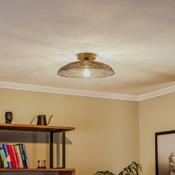 Lindby Deckenlampe Thorian (Design, Modern) in Schwarz aus Metall (1 flammig E27) - Deckenleuchte Lampe Wohnzimmerleuchte