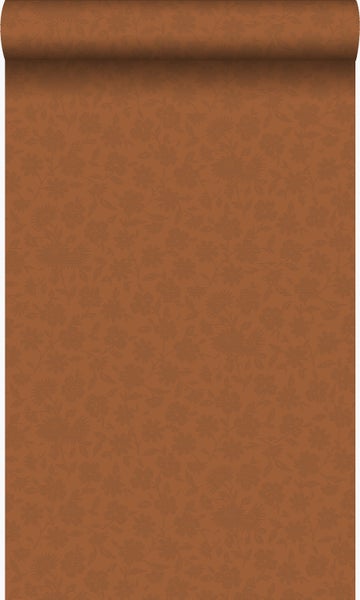 Origin Wallcoverings Tapete Blumen Safrangelb - 53 cm x 10.05 m - 345438