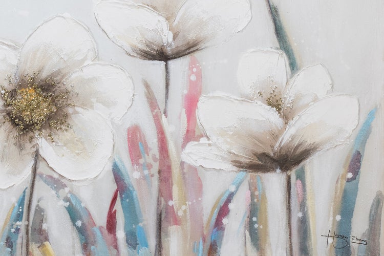 Handgemaltes Gemälde Acrylfarbe 120x60cm Pastell