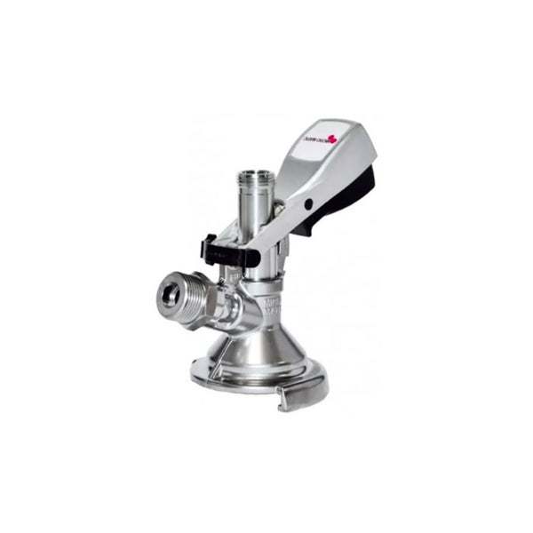 Micro Matic Zapfkopf für Bierfässer aus Metall mit Hebelmechanismus und Anschlussgewinden