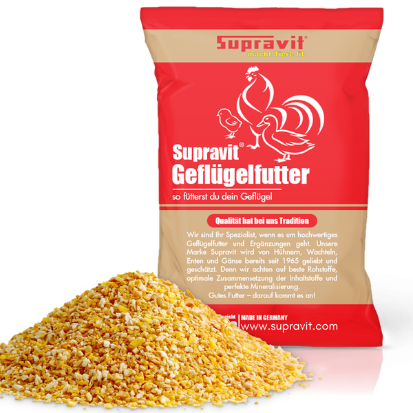 Supravit Geflügelfutter Sack mit Hühnerfutter