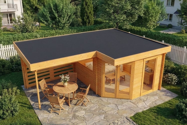 Befestigungsblöcke Set bestehend aus zwei Teilen inklusive Montageschrauben und Unterlegscheiben.