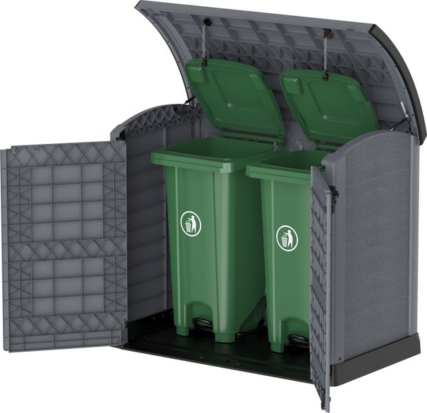 StoreAway Mülltonnenbox Gartenhaus 1200 L