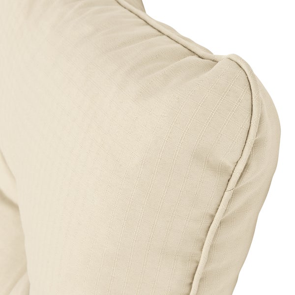 Beautissu Xluna Loungekissen Rücken 70x40x12cm Natur