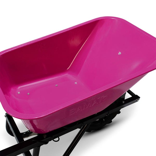 BAMATO MTR-155 Elektrische Schubkarre - Pink Edition für Garten und Hof
