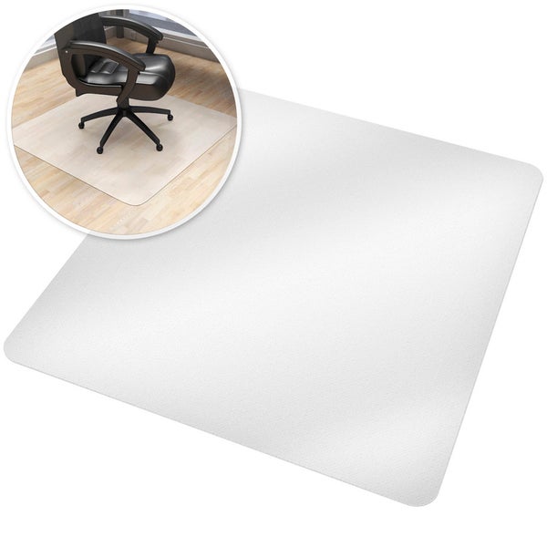 Bodenschutzmatte tectake für Hartböden für Bürostühle 120 x 120 cm