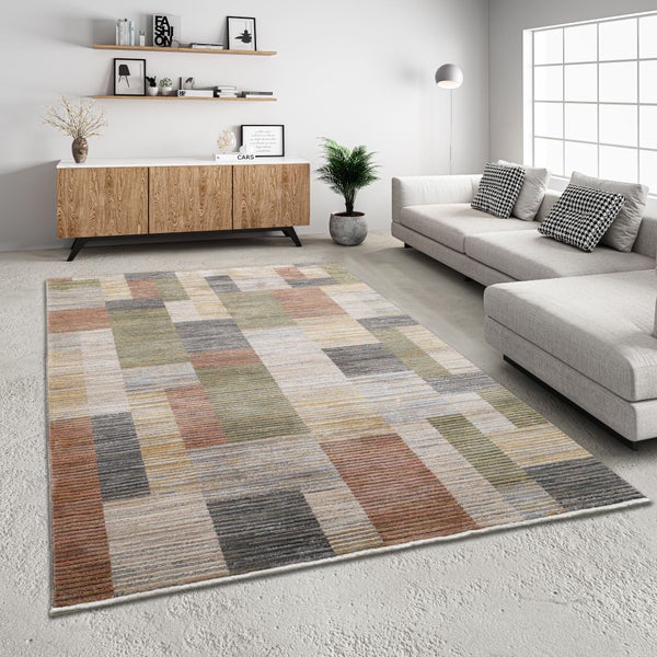 Gewebter Teppich in Kort-Optik Corduletta Bunt 80x150 cm