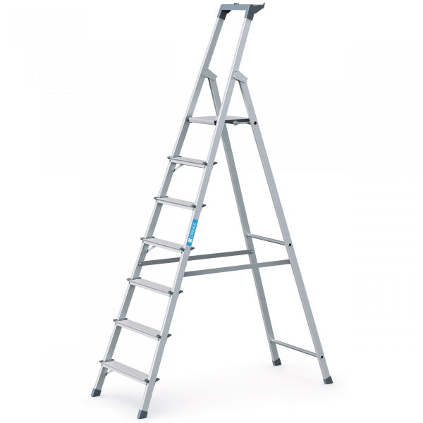 Aluminium-Stufenleiter mit sieben Stufen