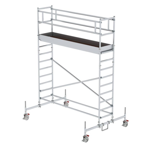 MUNK Rollgerüst mit Fahrbalken 0,75x3,00m Plattform 5,00m AH