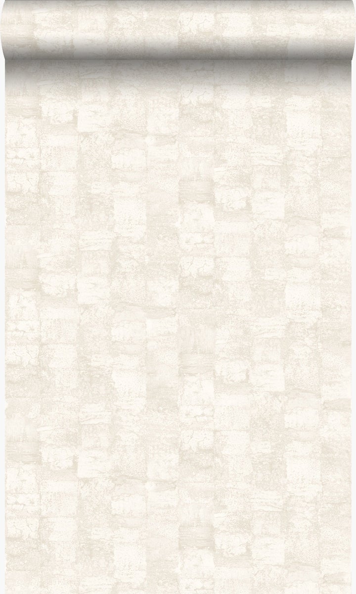 Origin Wallcoverings Tapete mit feiner Struktur Weiß - 53 cm x 10,05 m - 347355