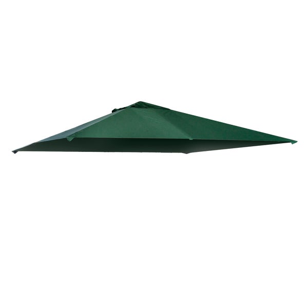 Outsunny Ersatzdach für Gartenpavillon, 2,98 x 2,95 m, Polyester, Grün