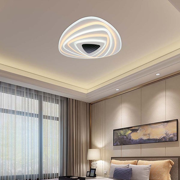 V-TAC VT-7959 - Designer-Deckenleuchten - IP20 - Weißes Gehäuse - 120 Watt - 12800 Lumen - 3IN1