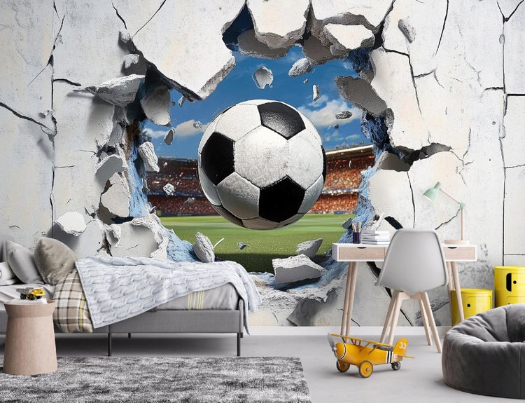 Fototapete Kinderzimmer Junge Fußball Vlies Tapete 400x280 cm