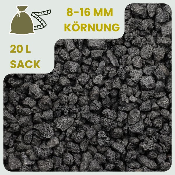 Schüttgut mit einer Körnung von 8 bis 16 Millimeter im 20 Liter Sack