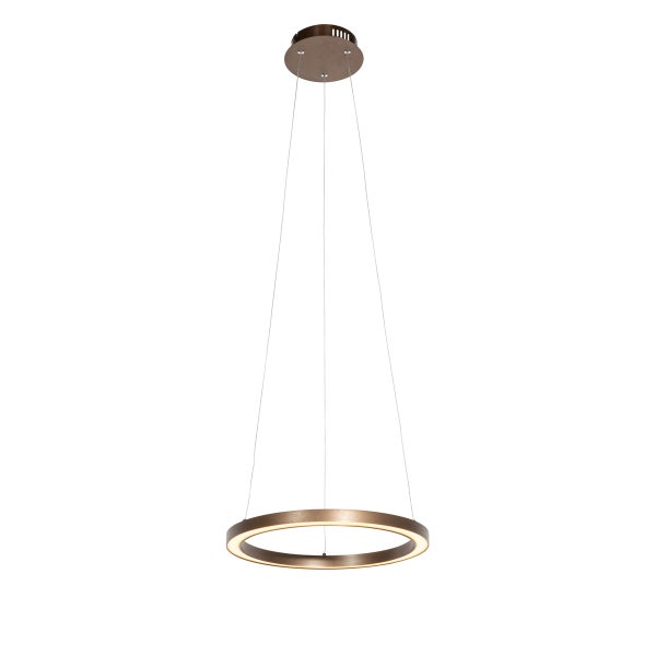 Bronze Hängeleuchte 40 cm inkl. LED 3-stufig dimmbar - Girello