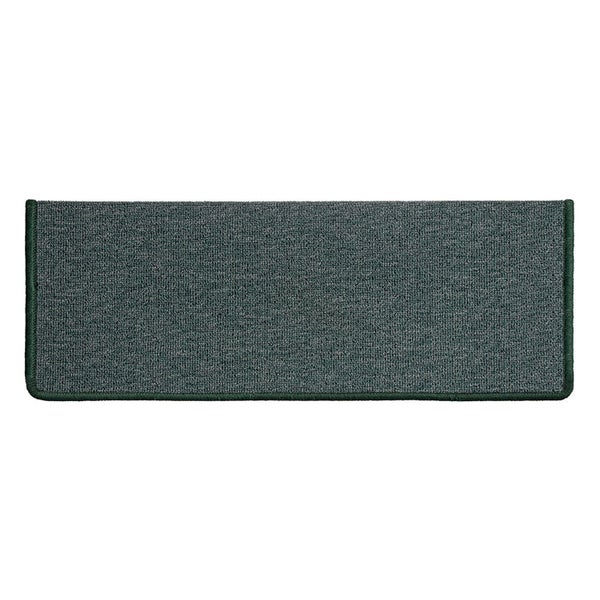 FLOORDIREKT Stufenmatte London - mit Umkettelung - Grün - Rechteckig - 23,5 x 65 cm