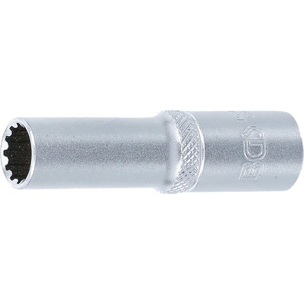 BGS Steckschlüssel-Einsatz Gear Lock tief Antrieb Innenvierkant 10 mm (3/8) SW 10 mm - 10350
