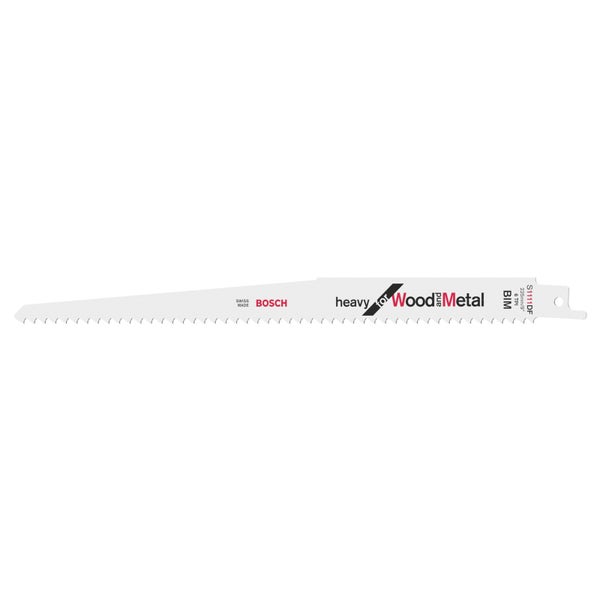 Bosch 5x Säbelsägeblatt S 1111 DF Heavy for Wood and Metal - 2608656261