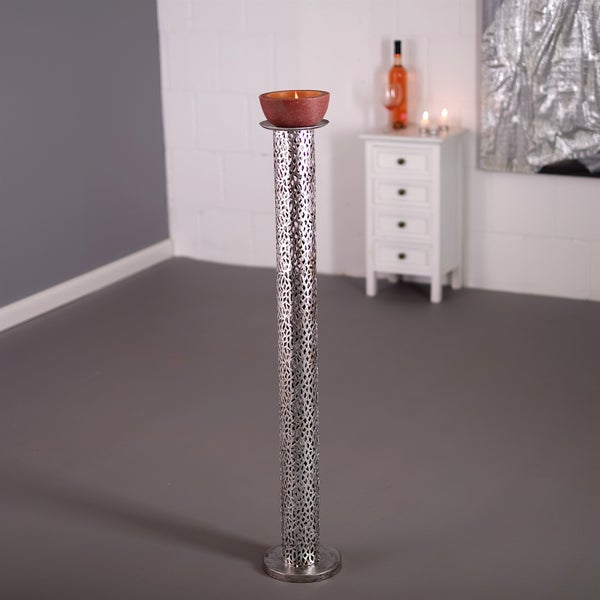 Kerzenleuchter  ETERNAL 100 cm, Metall antik-silber
