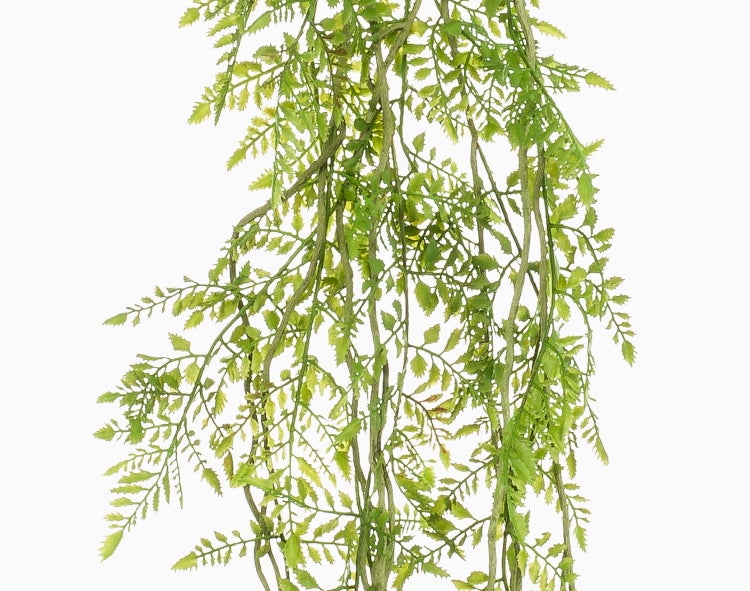 Künstliche Gloriosa Kletterlilie mit offener Blüte und Knospe am Stiel.