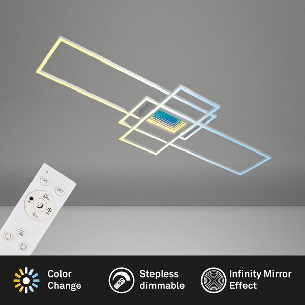 LED Deckenlampe LED Deckenleuchte Infinity Mirror Tunneleffekt Wohnzimmer