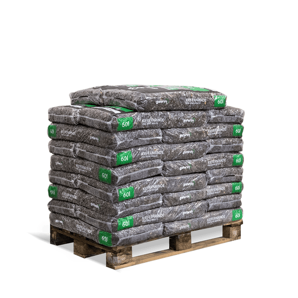 Galamio Rindenmulch Kiefer Fein 60l x 26 Sack 1560l Palette