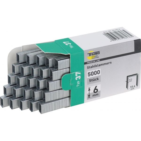 Triuso Klammern 8 mm Typ 37 - 5000 Stück je Verpackungseinheit