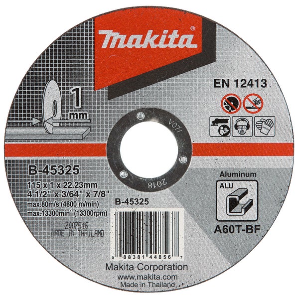 Makita Trennscheibe 115x1 mm Alu - B-45325