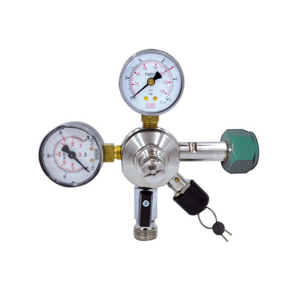Druckminderer, Druckregler, Druckreduzierventil - Stickstoff (N2), 1-leitig, 7 bar