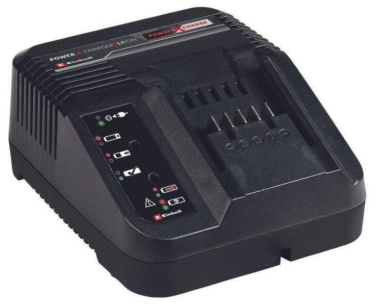 Einhell Power X-Change Akkuladegerät für Lithium-Ionen-Akkus.