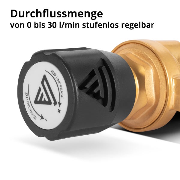 STAHLWERK Druckminderer ST-300 Pro bis 300 bar für Standard-Gasflaschen DIN EN