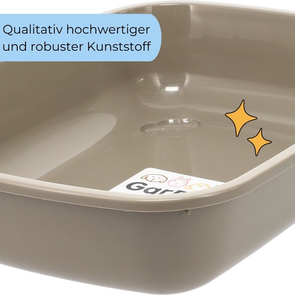 Haustiertoilette aus Kunststoff