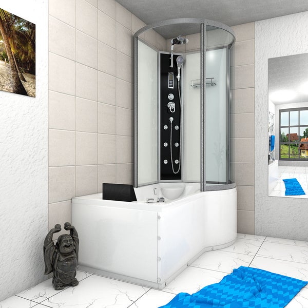 Whirlpool Wanne Duschkabine ws K50-L01-WP-EC 170x1