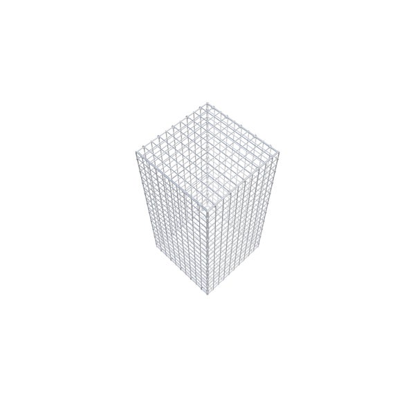 Gabione 100 cm x 50 cm x 50 cm (L x H x T), Maschenweite 5 cm x 5 cm, C-Ring