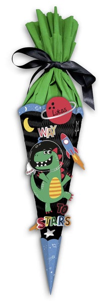 URSUS Schultüten-Bastelsets Schultüten-Bastelset mini Easy Line Space Dino