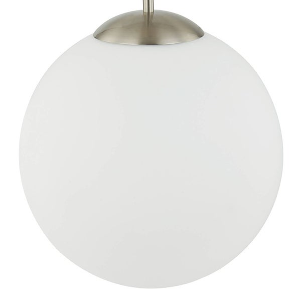 Lindby Pendelleuchte Rhona (Modern) in Weiß aus Glas (1 flammig, E27) - Hängelampe Esstischlampe Hängeleuchte Wohnzimmerleuchte