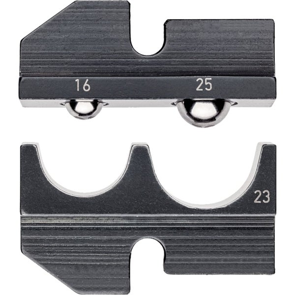 Crimpbacken mit den Größen 16, 23 und 25