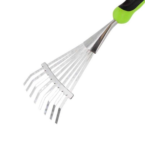 Werkbank mit drei Metallablagen und einer Arbeitsplatte