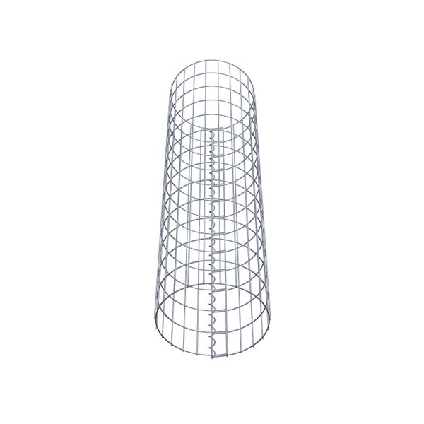 Gabionensäule Durchmesser 37 cm, MW 5 x 10 cm rund - Höhe: 1,30 m